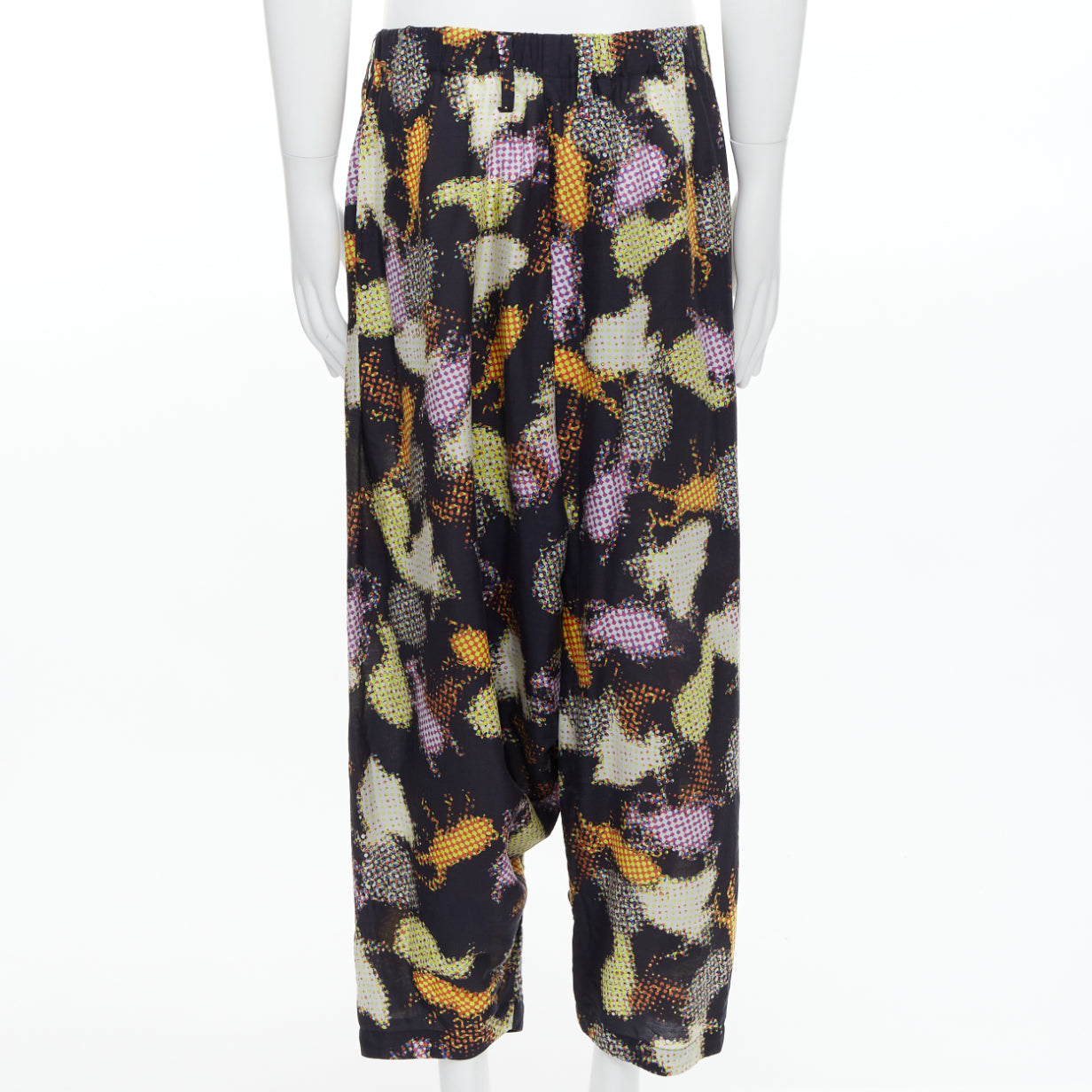 Issey Miyake Abstract Harem Pants - Side view