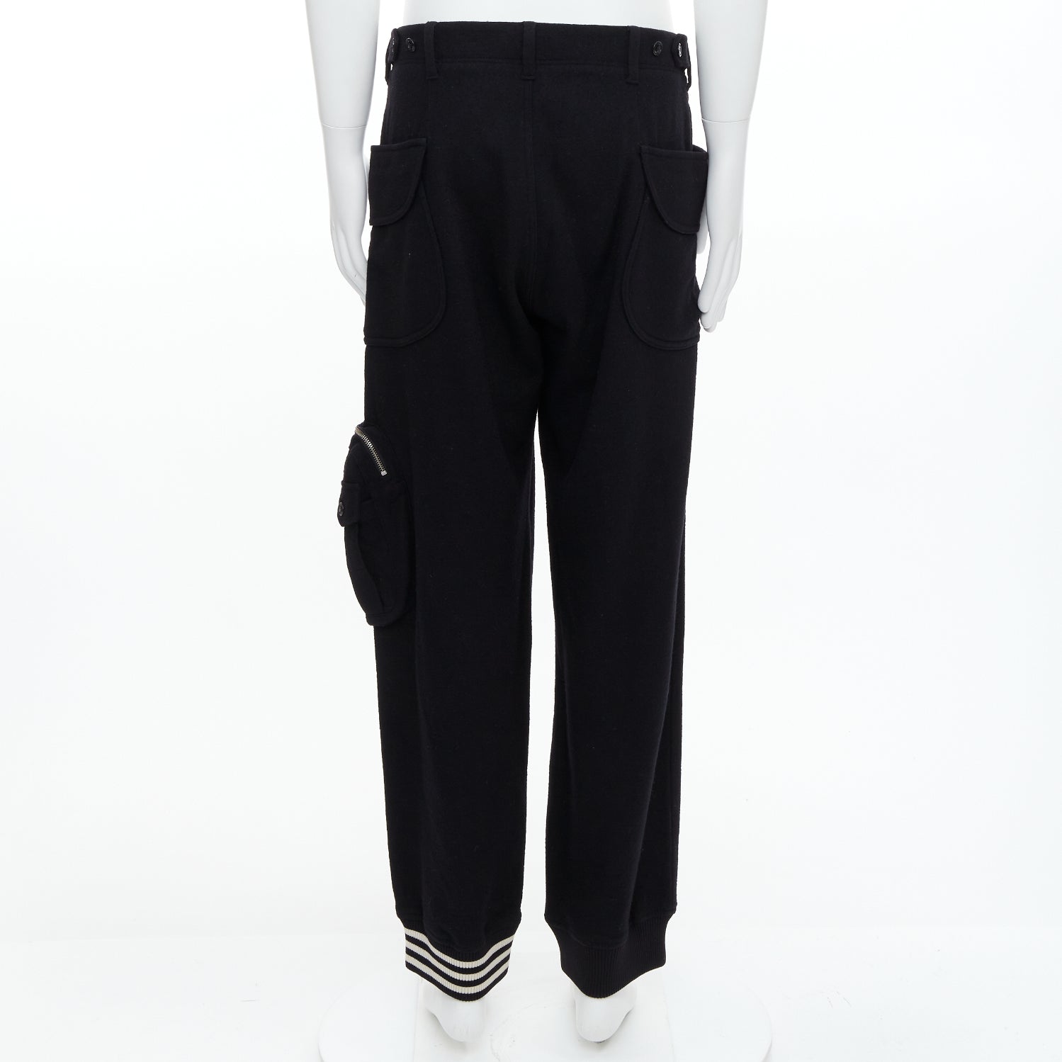 Y-3 Asymmetric Joggers - Side view