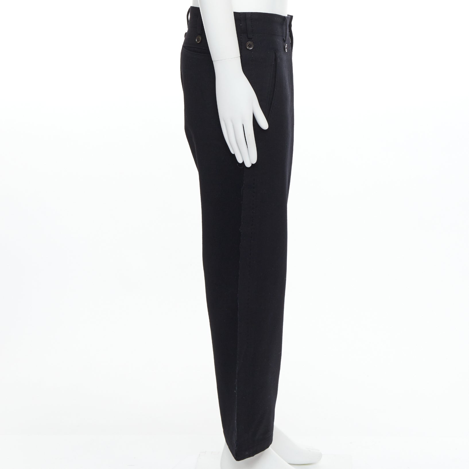 Yohji Yamamoto Raw Edge Pants - 4