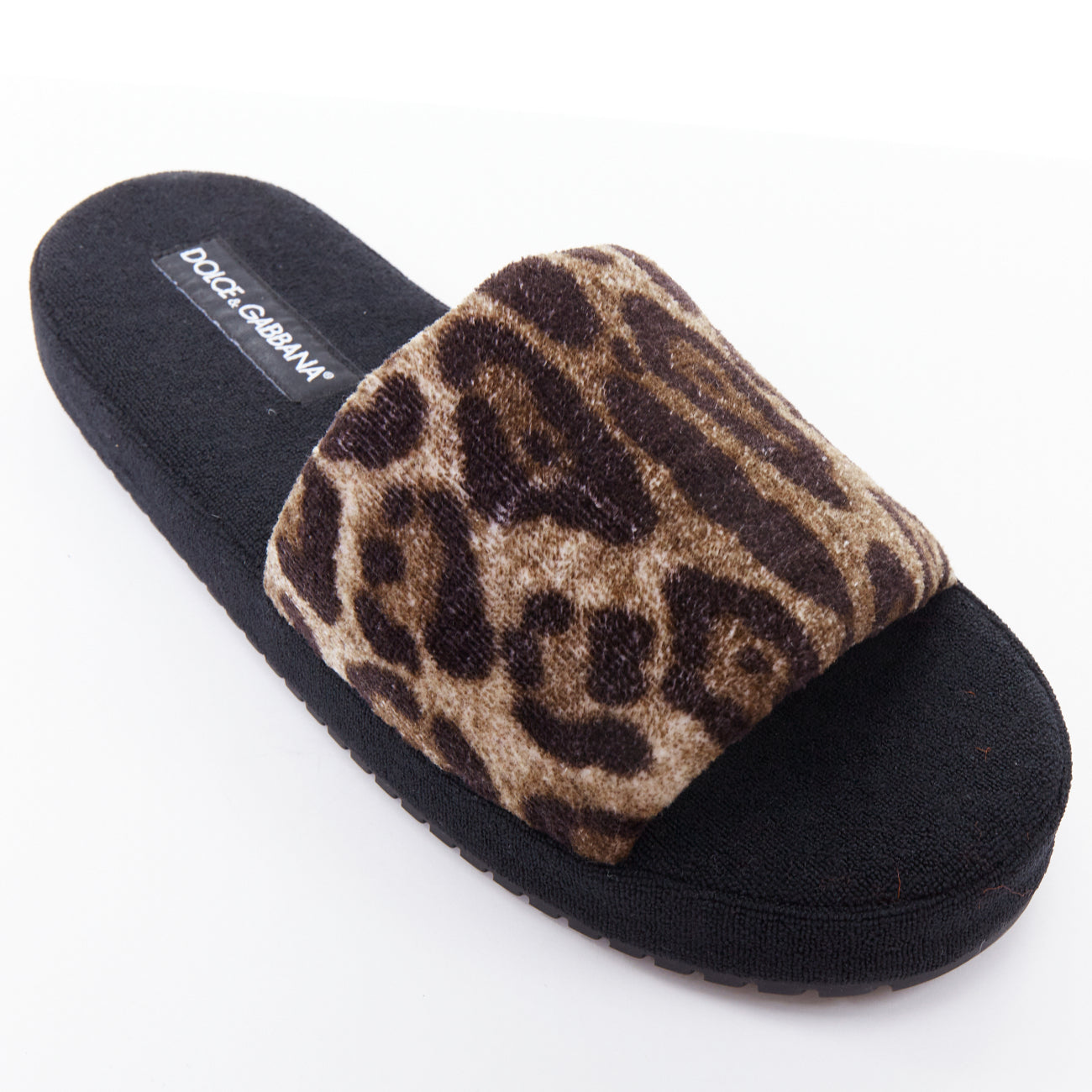 Dolce & Gabbana Leopard Foam Slides - Image 10