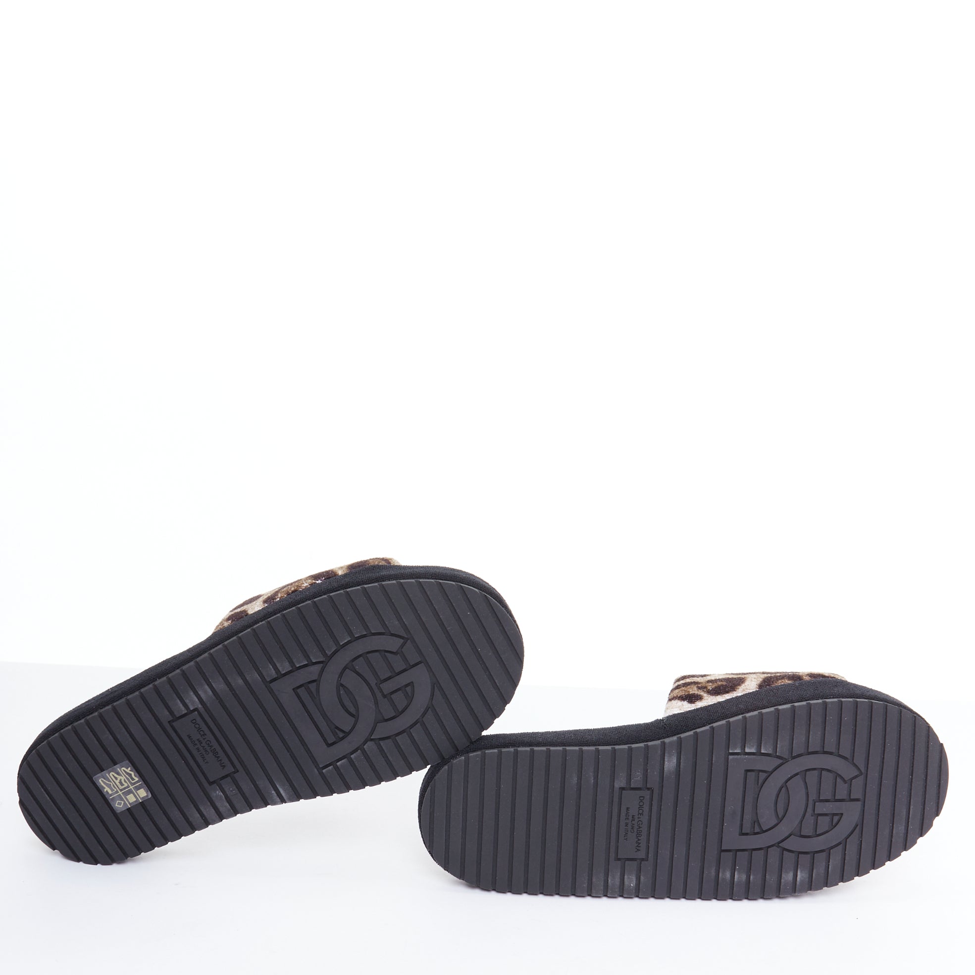 Dolce & Gabbana Leopard Foam Slides - Image 14