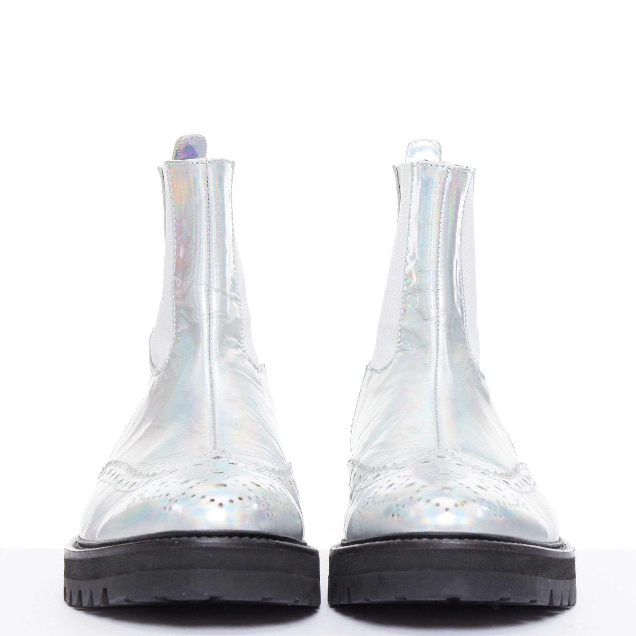 Juun.j Crystal Eyelet Tall Boots - Image 6