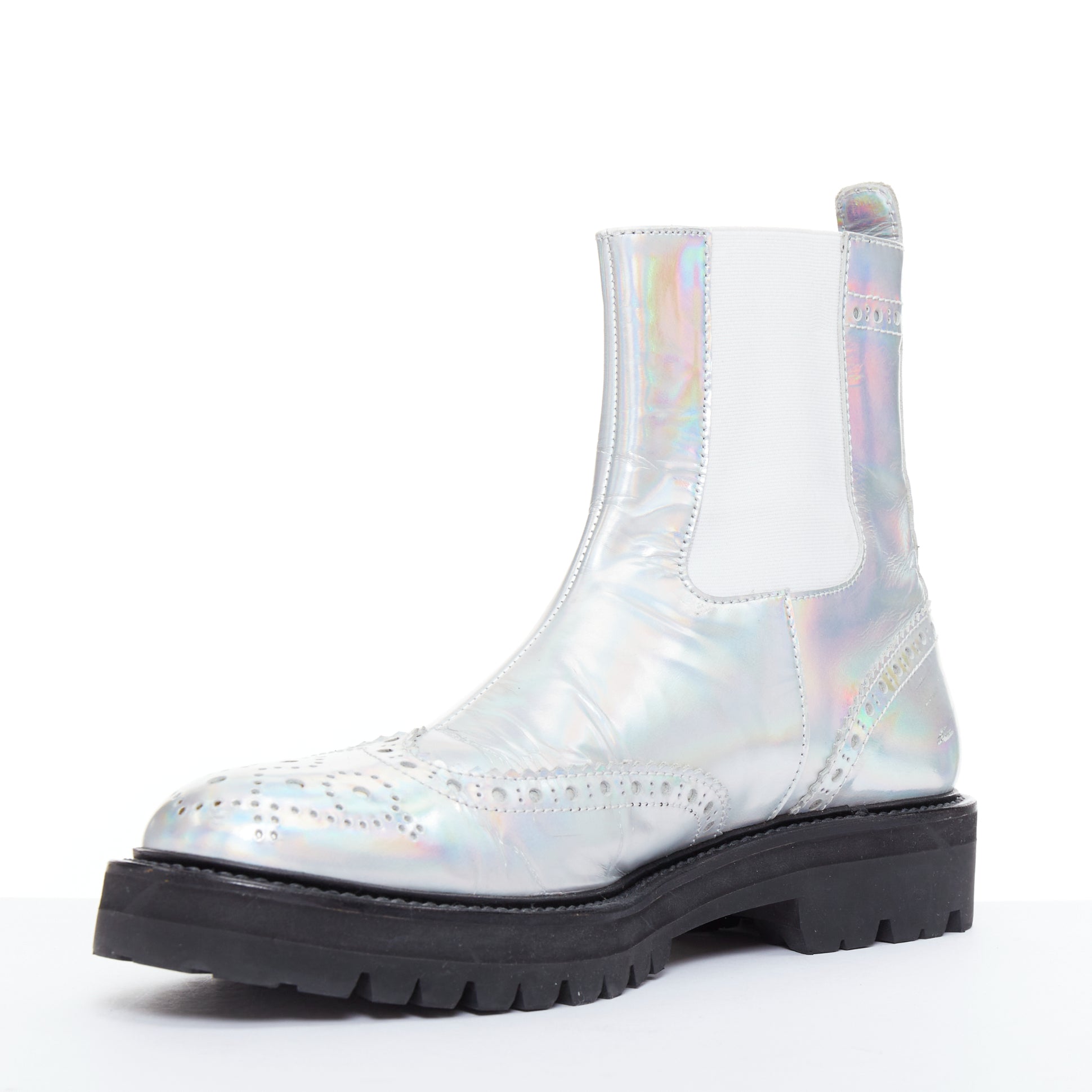 Juun.j Crystal Eyelet Tall Boots - 4