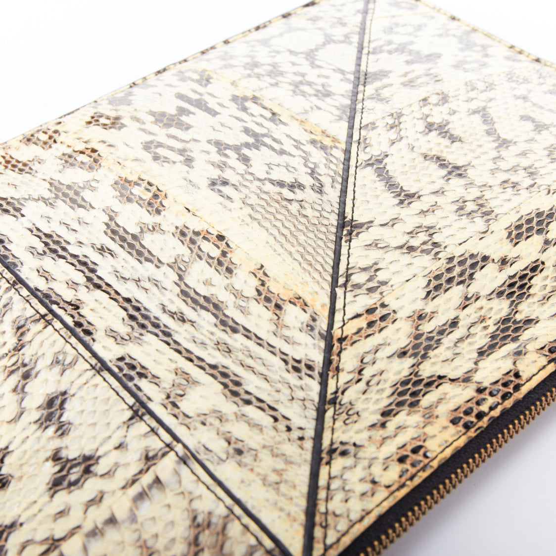 Kotur Printed Leather Zip Pouch - Detail 2