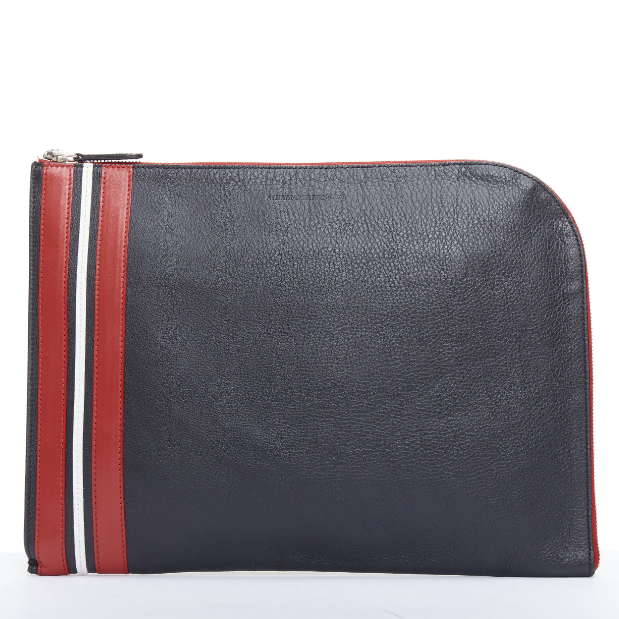 Alexander Mcqueen Shearling Wrist Strap Clutch