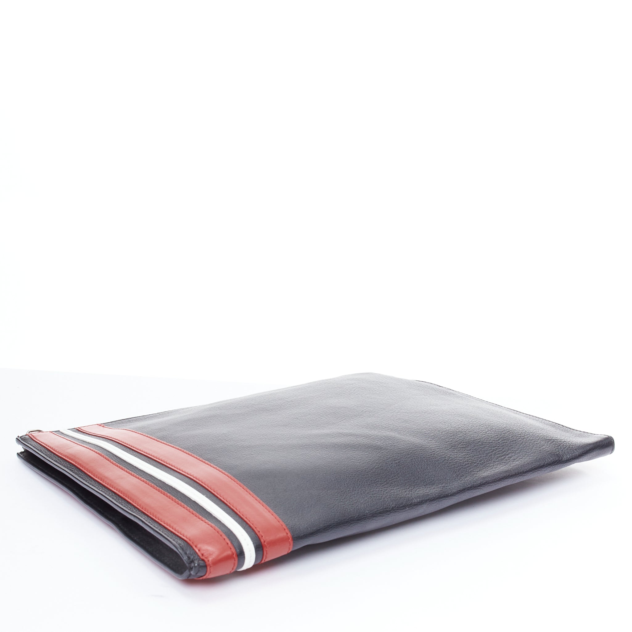 Alexander Mcqueen Shearling Wrist Strap Clutch - Side view