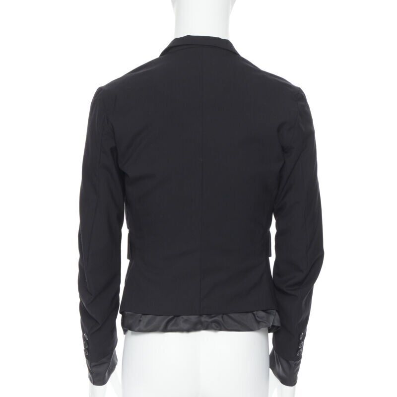 Christophe Nemeth Black Layered Blazer - Side view