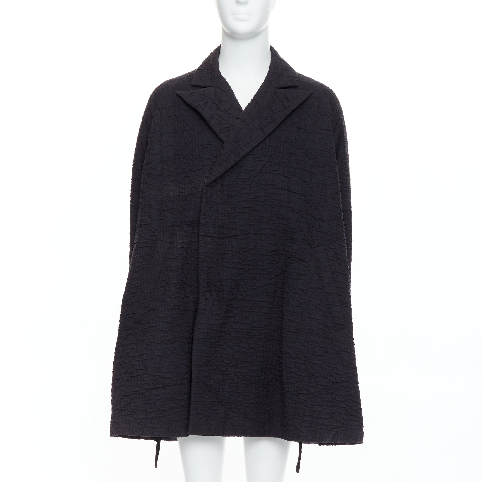 John Rocha Black Flare Raglan Coat