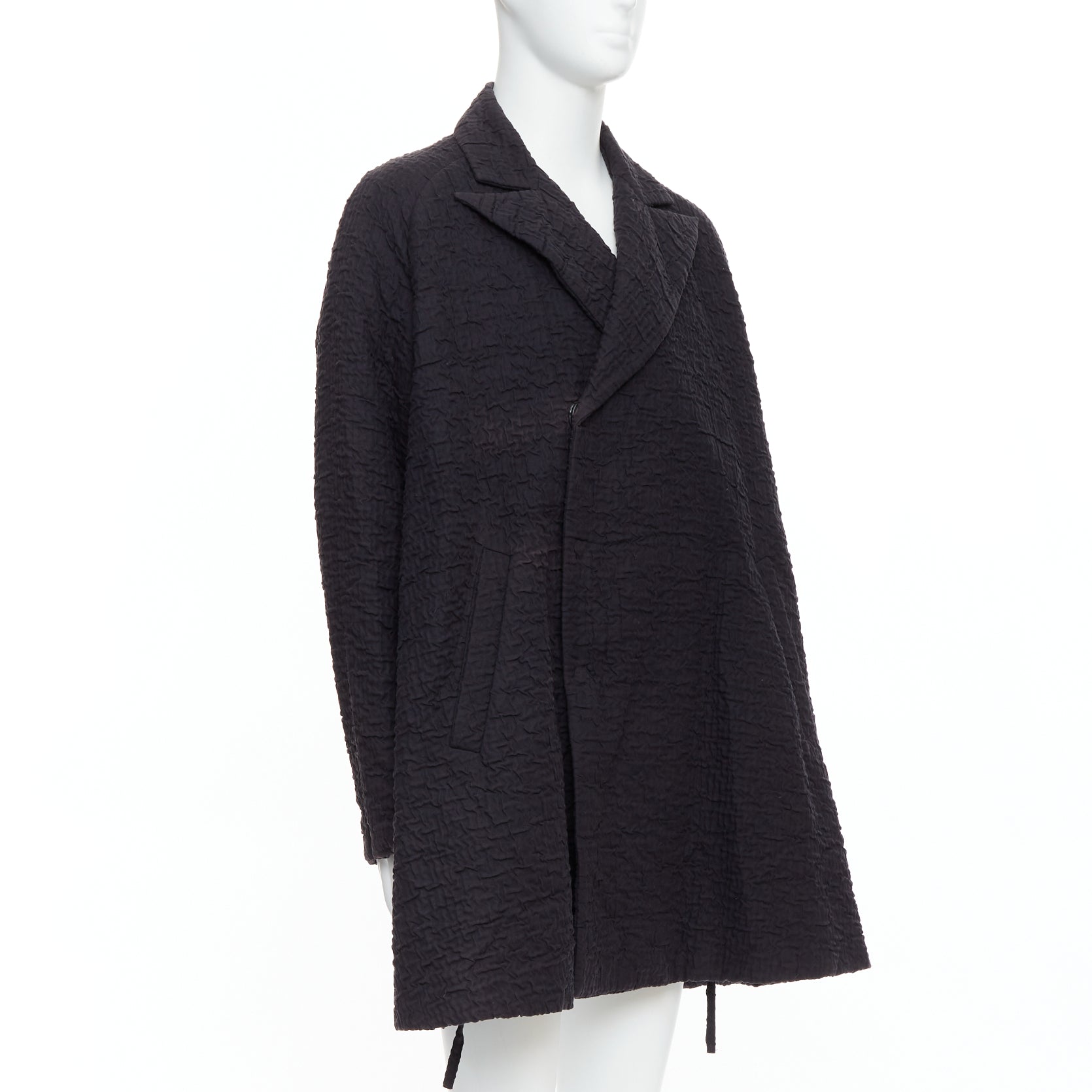John Rocha Black Flare Raglan Coat - Image 6