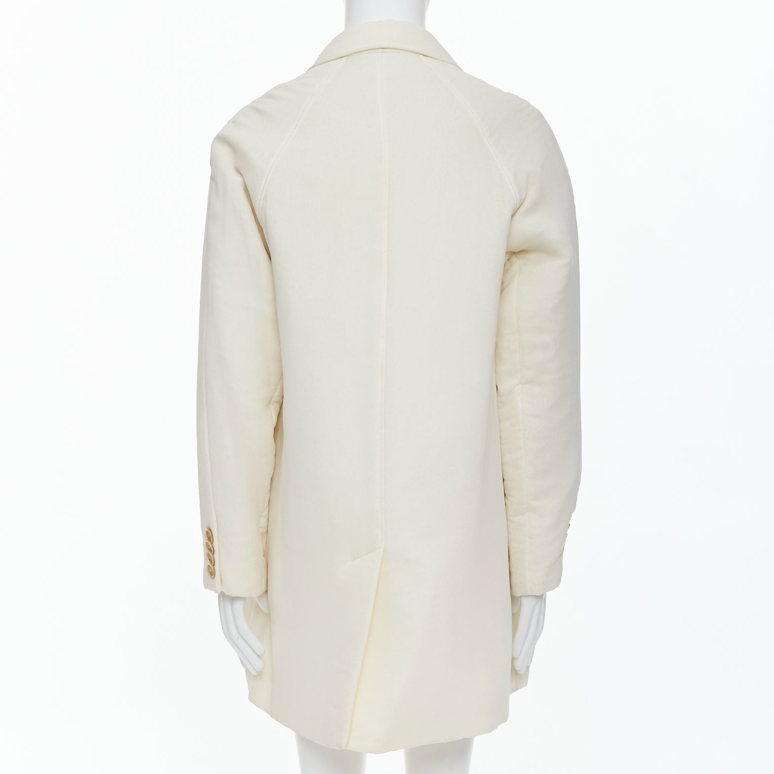 John Rocha Cream Horn Button Coat - Side view