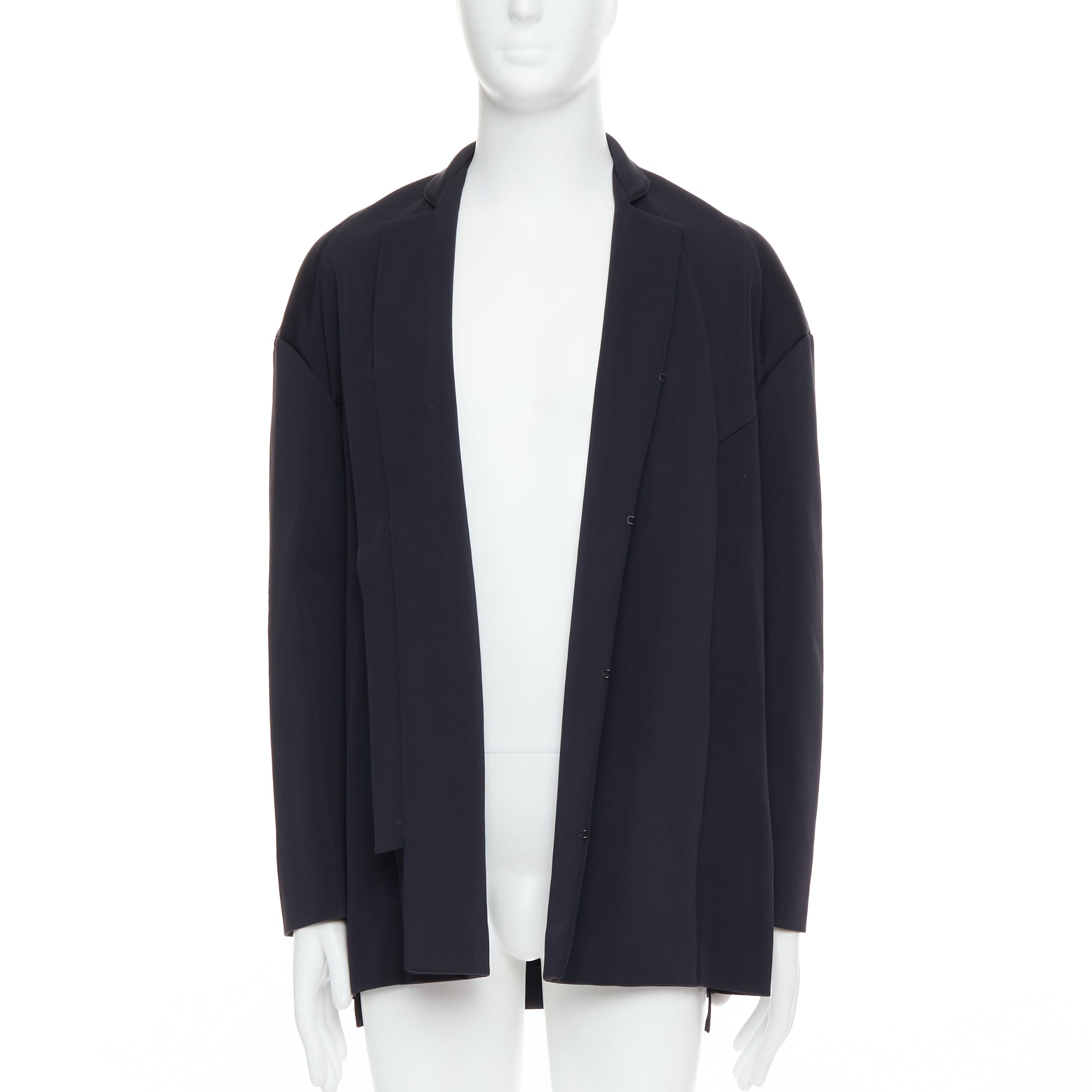 John Rocha Black Silky Padded Coat - Image 6