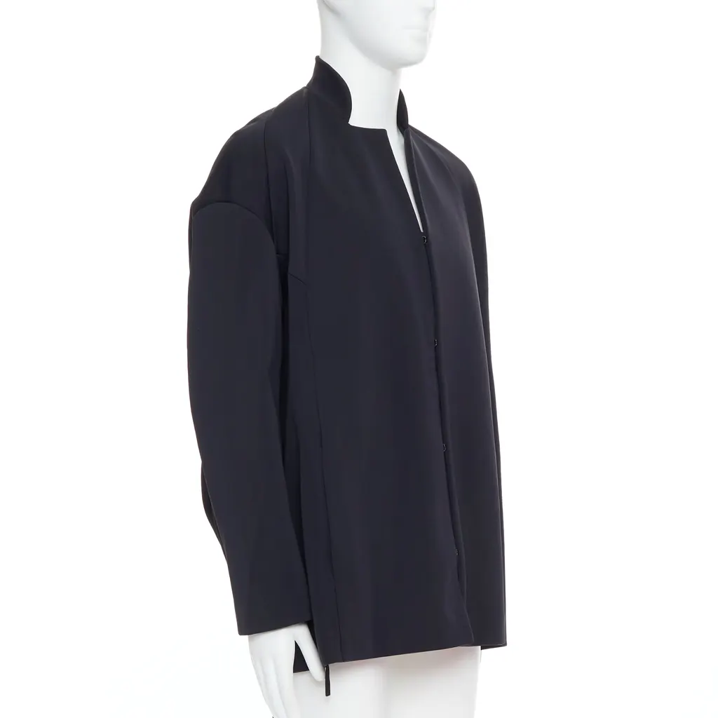 John Rocha Black Silky Padded Coat Black Polyester Very good - Model View