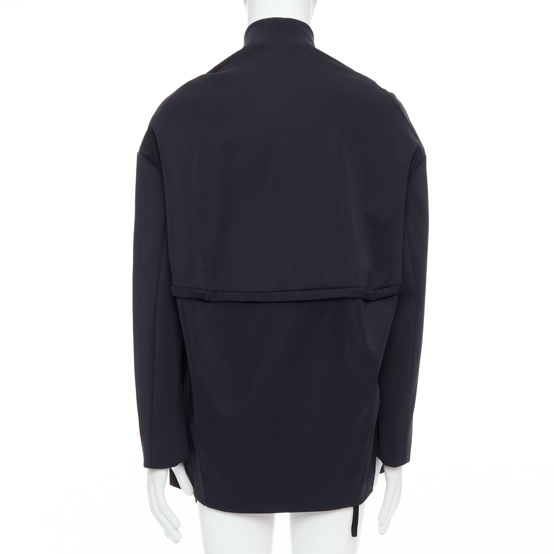 John Rocha Black Silky Padded Coat - Detail 1