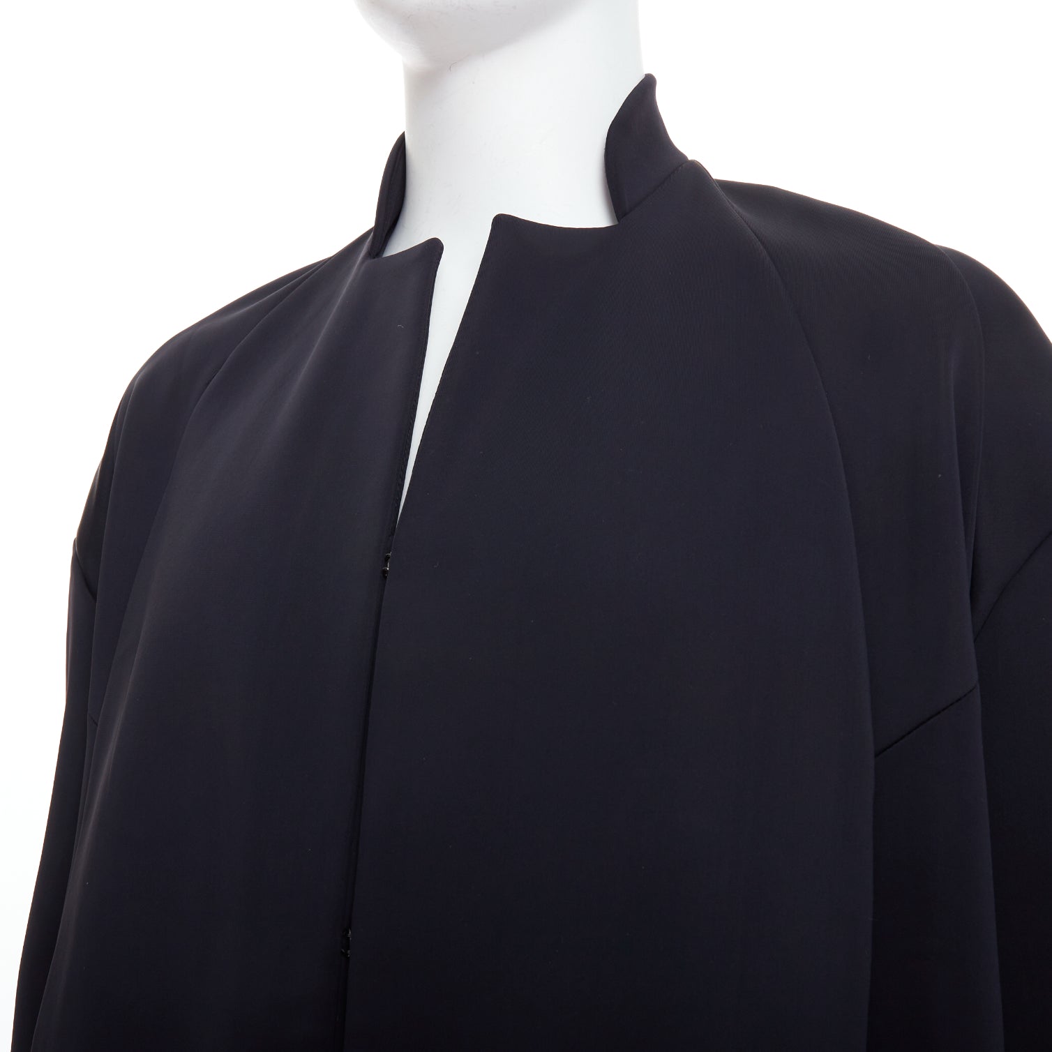 John Rocha Black Silky Padded Coat - Image 10