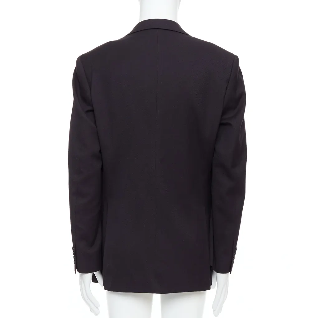 Yohji Yamamoto Black Twill Flap Blazer Black Never worn, with tag - Box View
