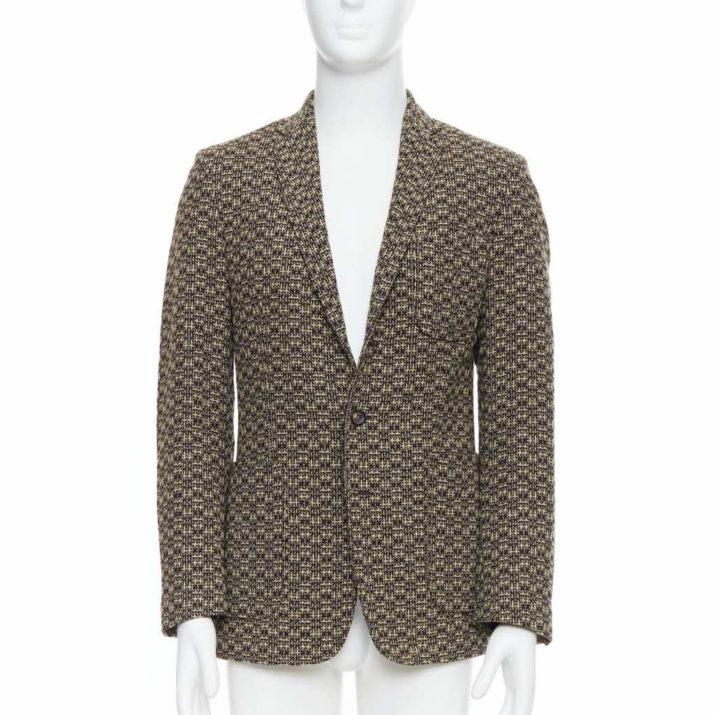 Maison Martin Margiela Brown Tweed Blazer
