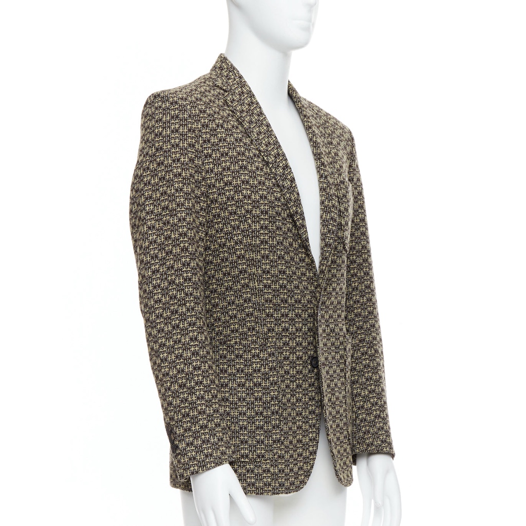 Maison Martin Margiela Brown Tweed Blazer - Image 6