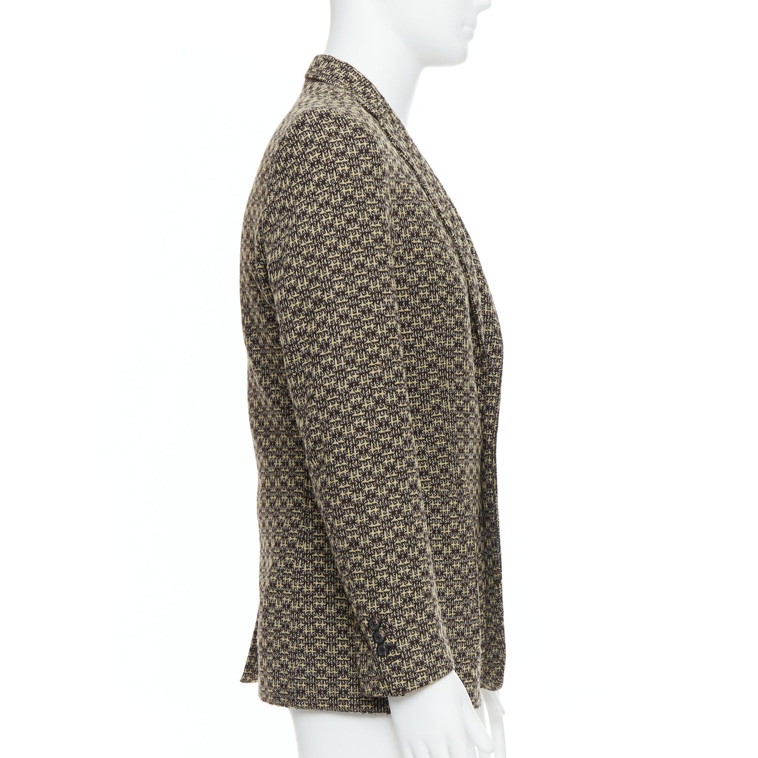 Maison Martin Margiela Brown Tweed Blazer - 4