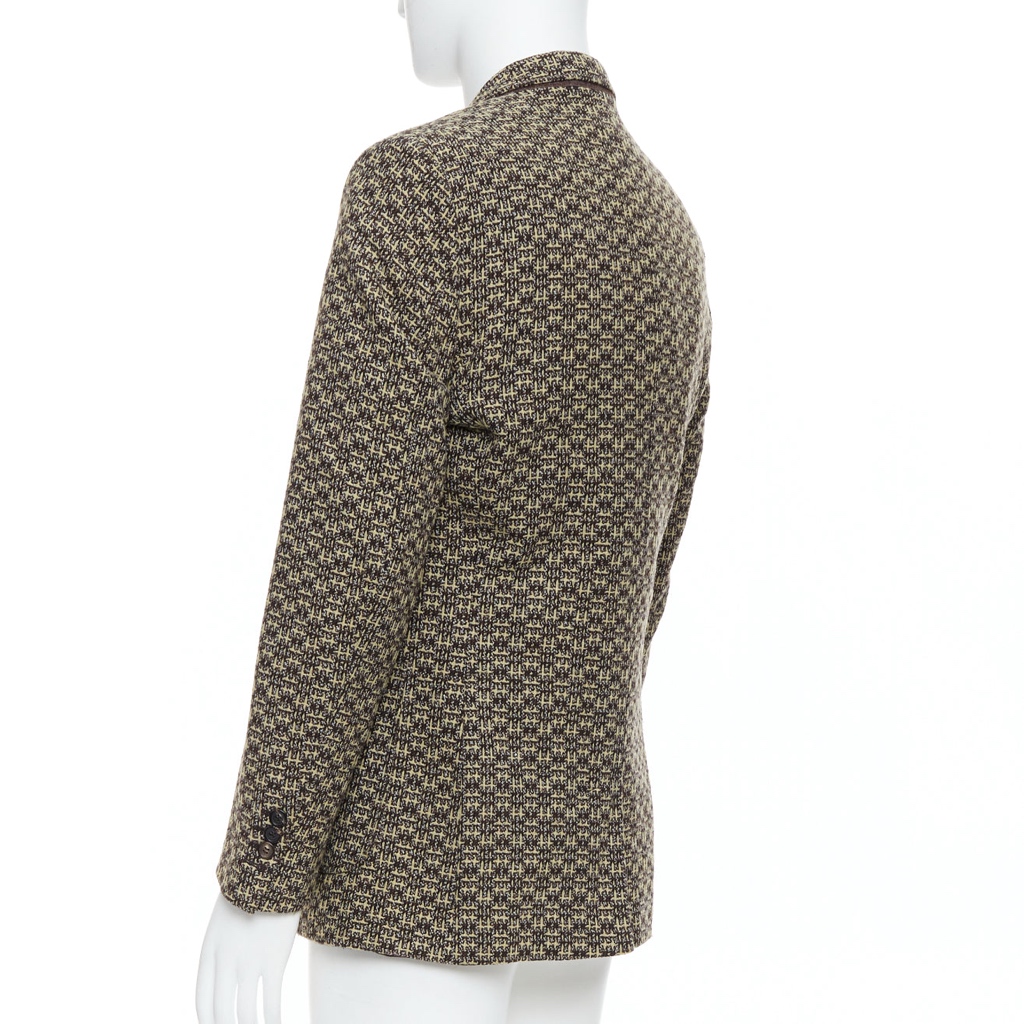 Maison Martin Margiela Brown Tweed Blazer - Detail 1