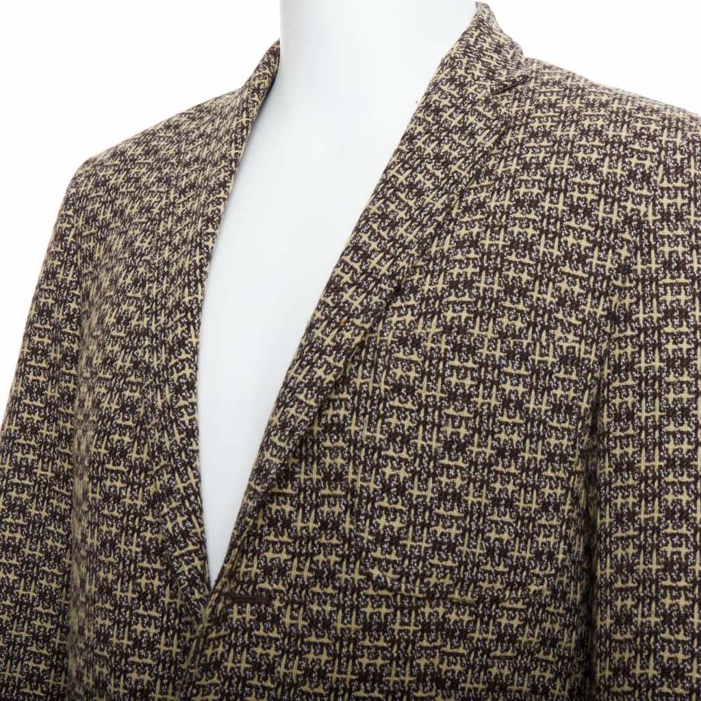 Maison Martin Margiela Brown Tweed Blazer - Detail 2