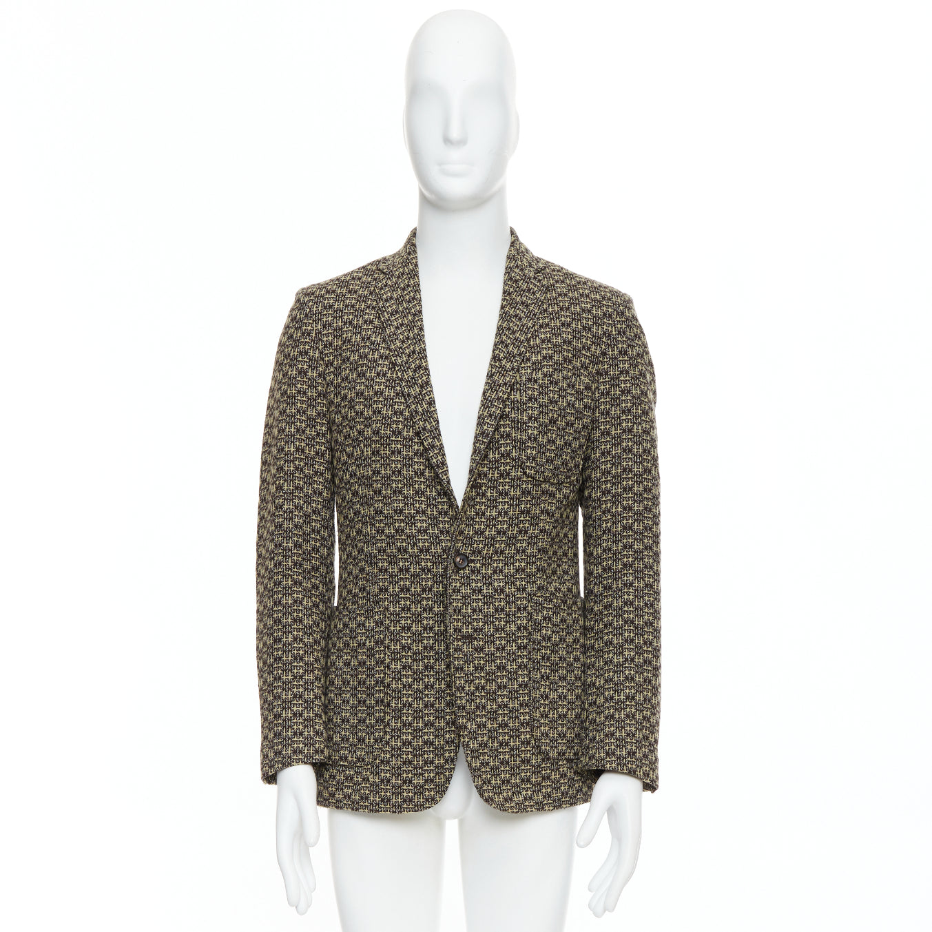 Maison Martin Margiela Brown Tweed Blazer - Image 11