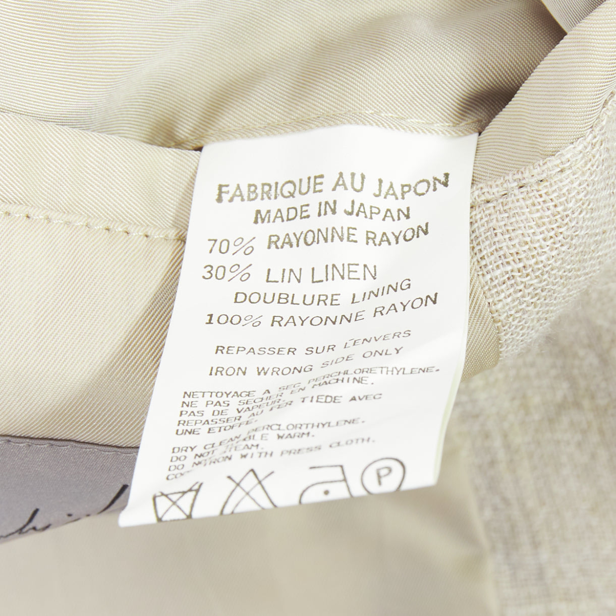 Yohji Yamamoto Grey Striped Blazer - Image 11