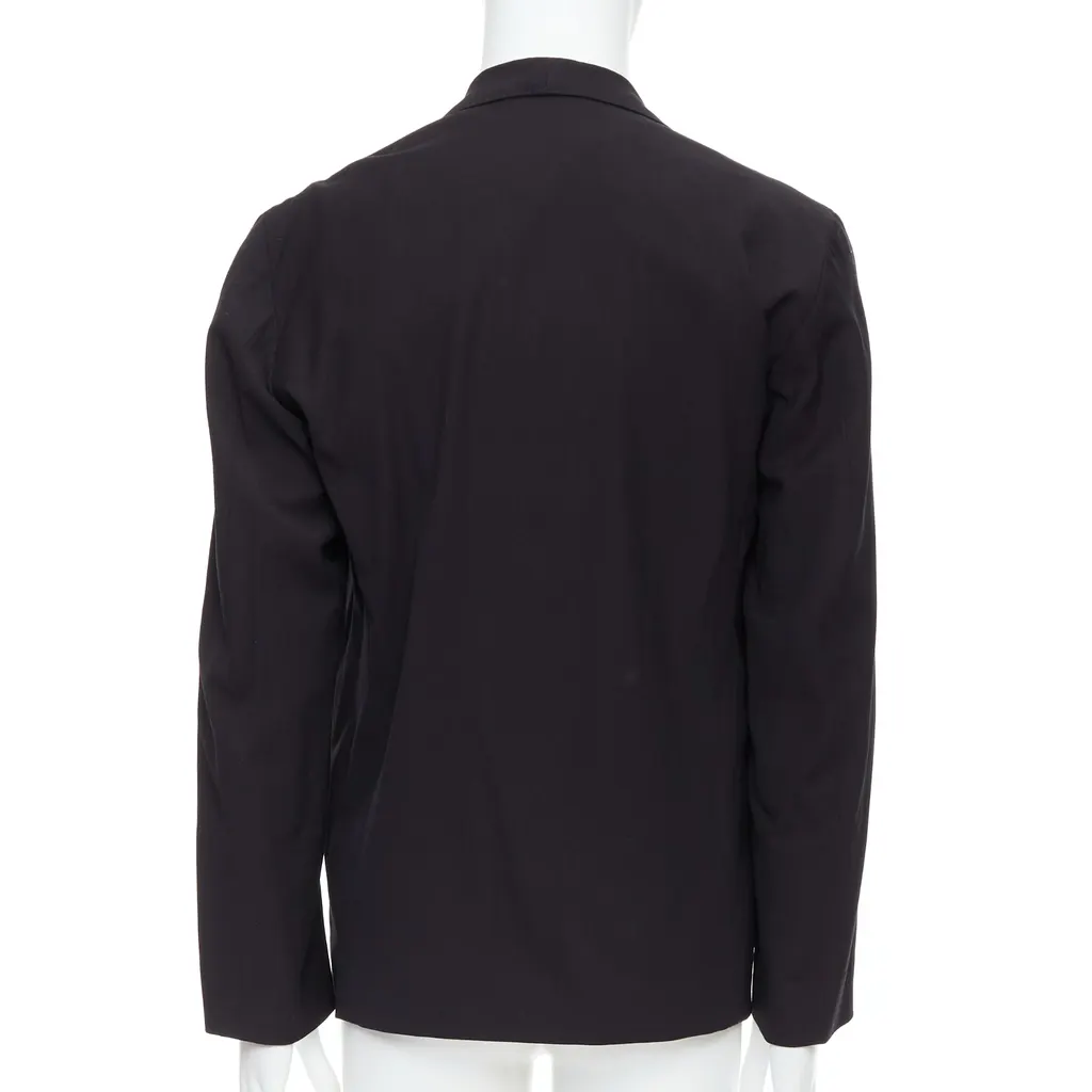 Lemaire Black Shawl Crop Blazer Black Wool Very good - Box View