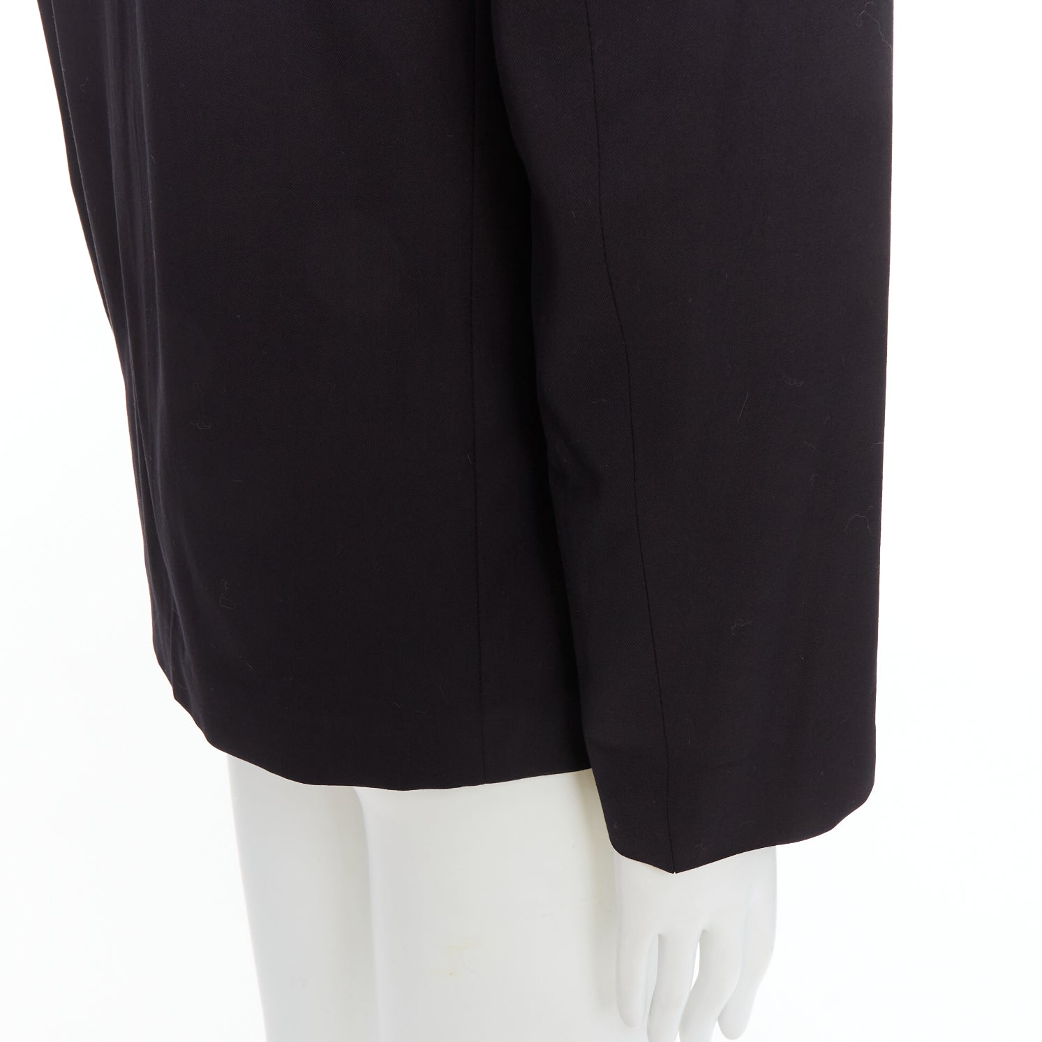 Lemaire Black Shawl Crop Blazer - Detail 2