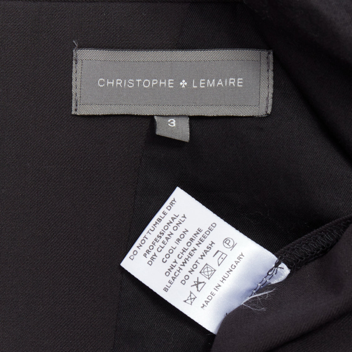 Lemaire Black Shawl Crop Blazer - Image 10