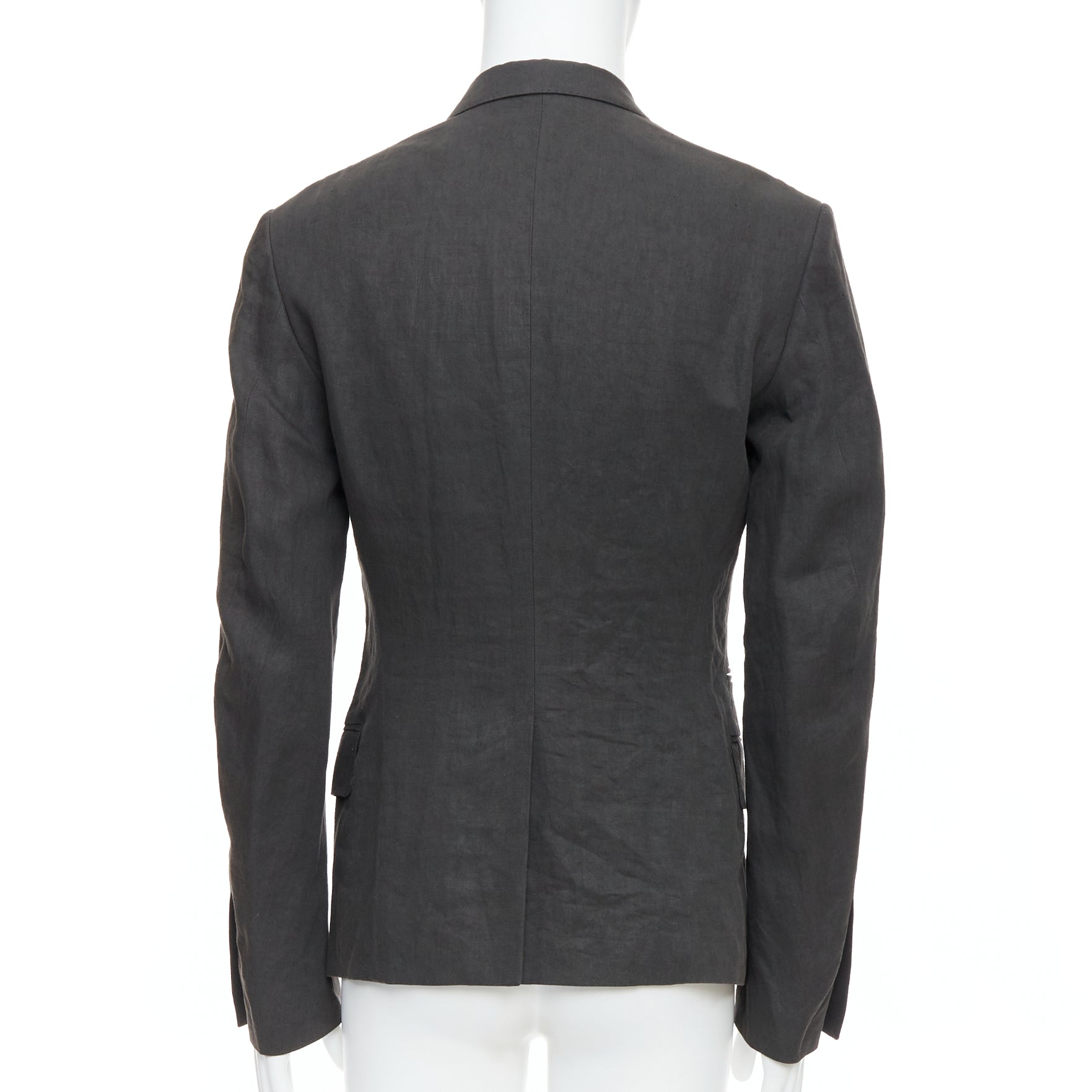 Haider Ackermann Grey Double Breasted Blazer - Side view