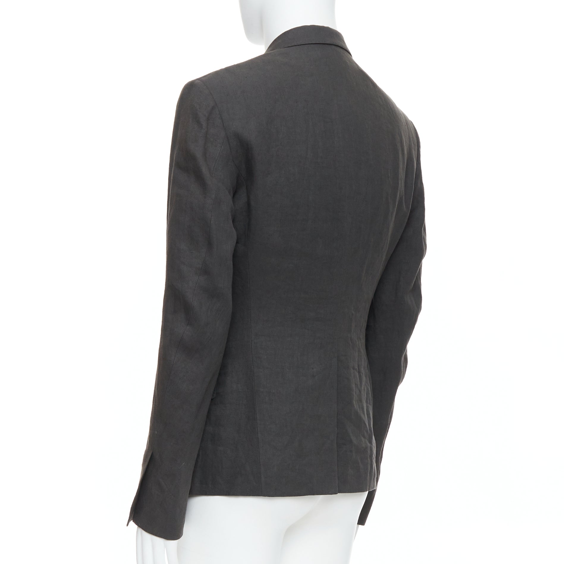 Haider Ackermann Grey Double Breasted Blazer - Detail 1