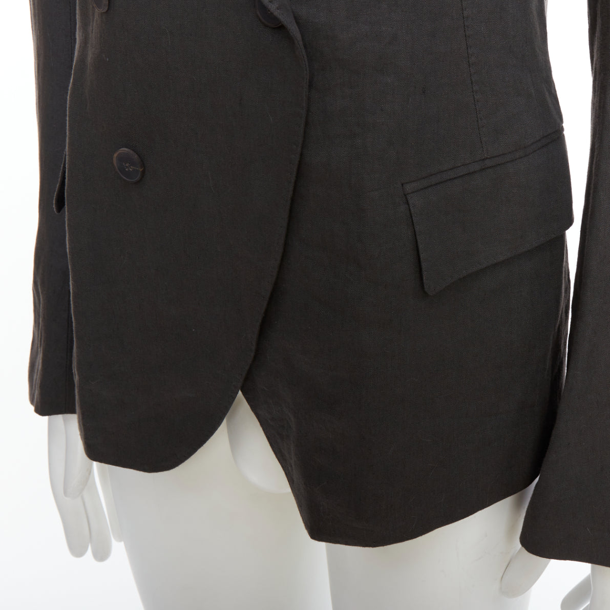 Haider Ackermann Grey Double Breasted Blazer - Detail 2