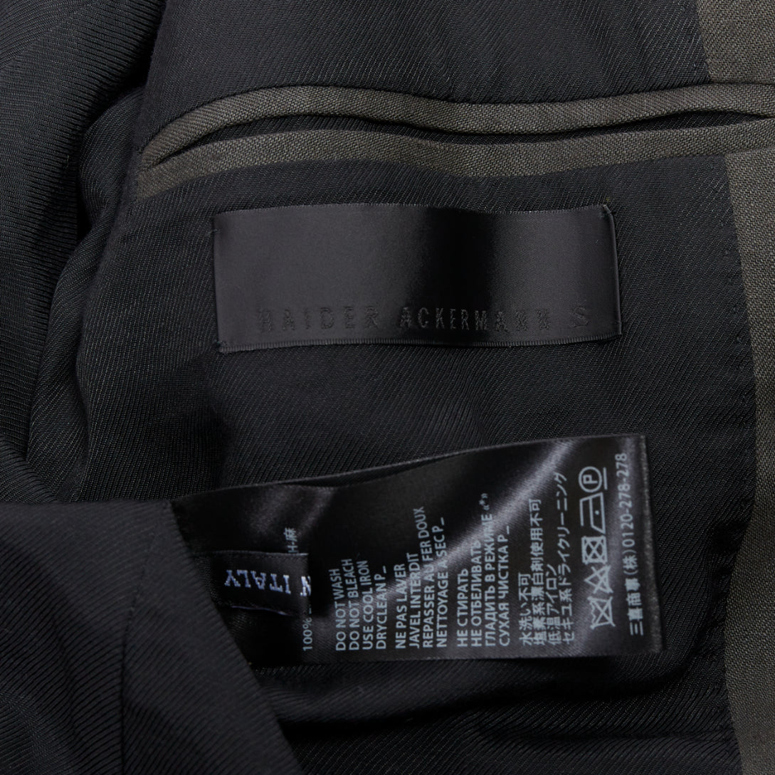 Haider Ackermann Grey Double Breasted Blazer - Image 10