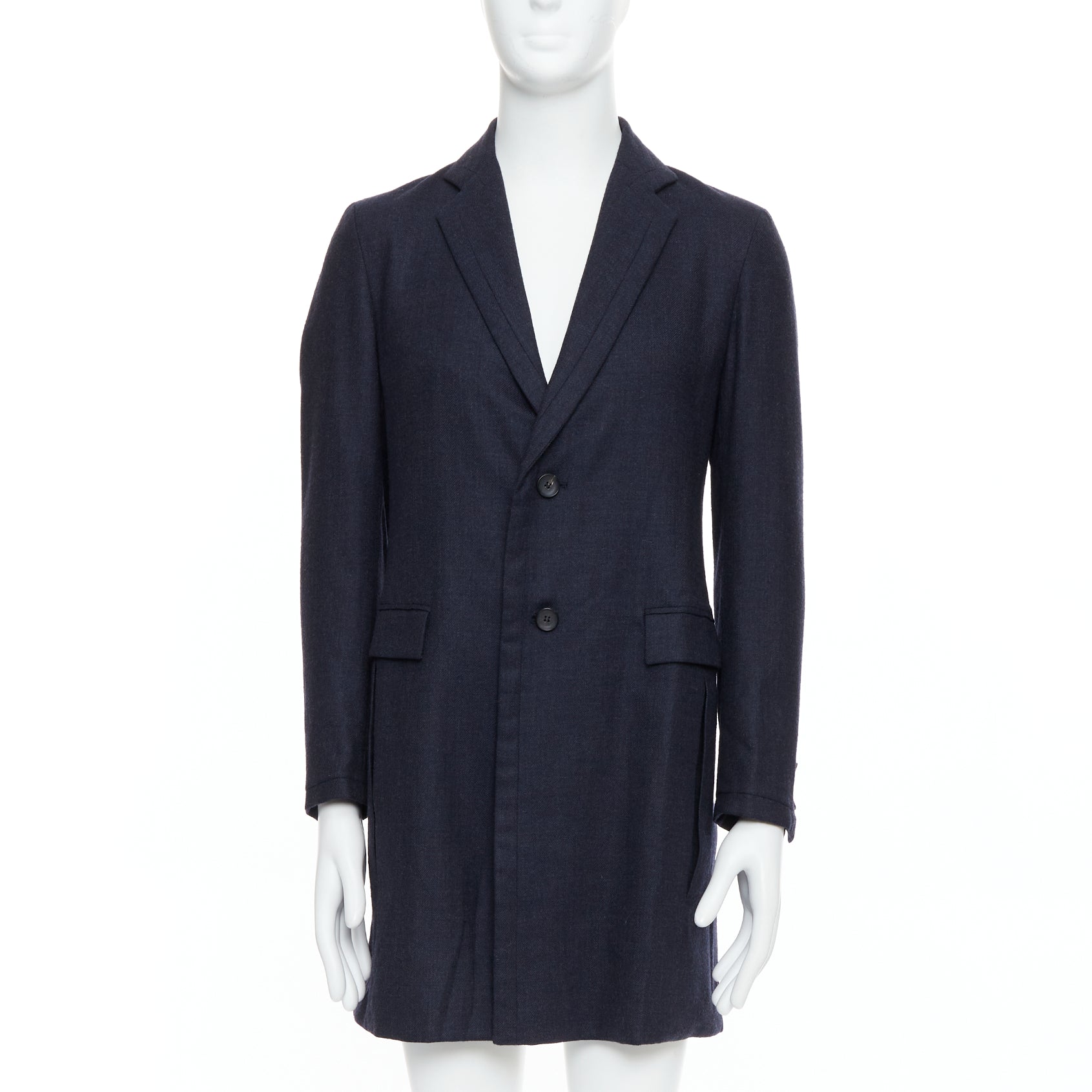 Giuliano Fujiwara Grey Checked Boxy Coat