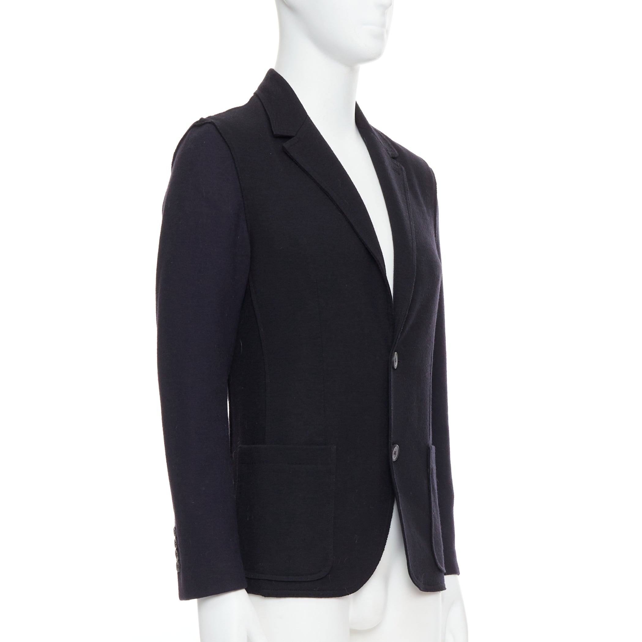 Lanvin Black Bicolour Blazer - Image 6