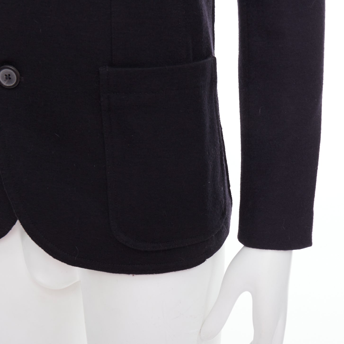 Lanvin Black Bicolour Blazer - Detail 2