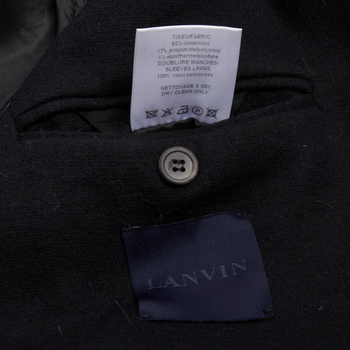 Lanvin Black Bicolour Blazer - Image 10