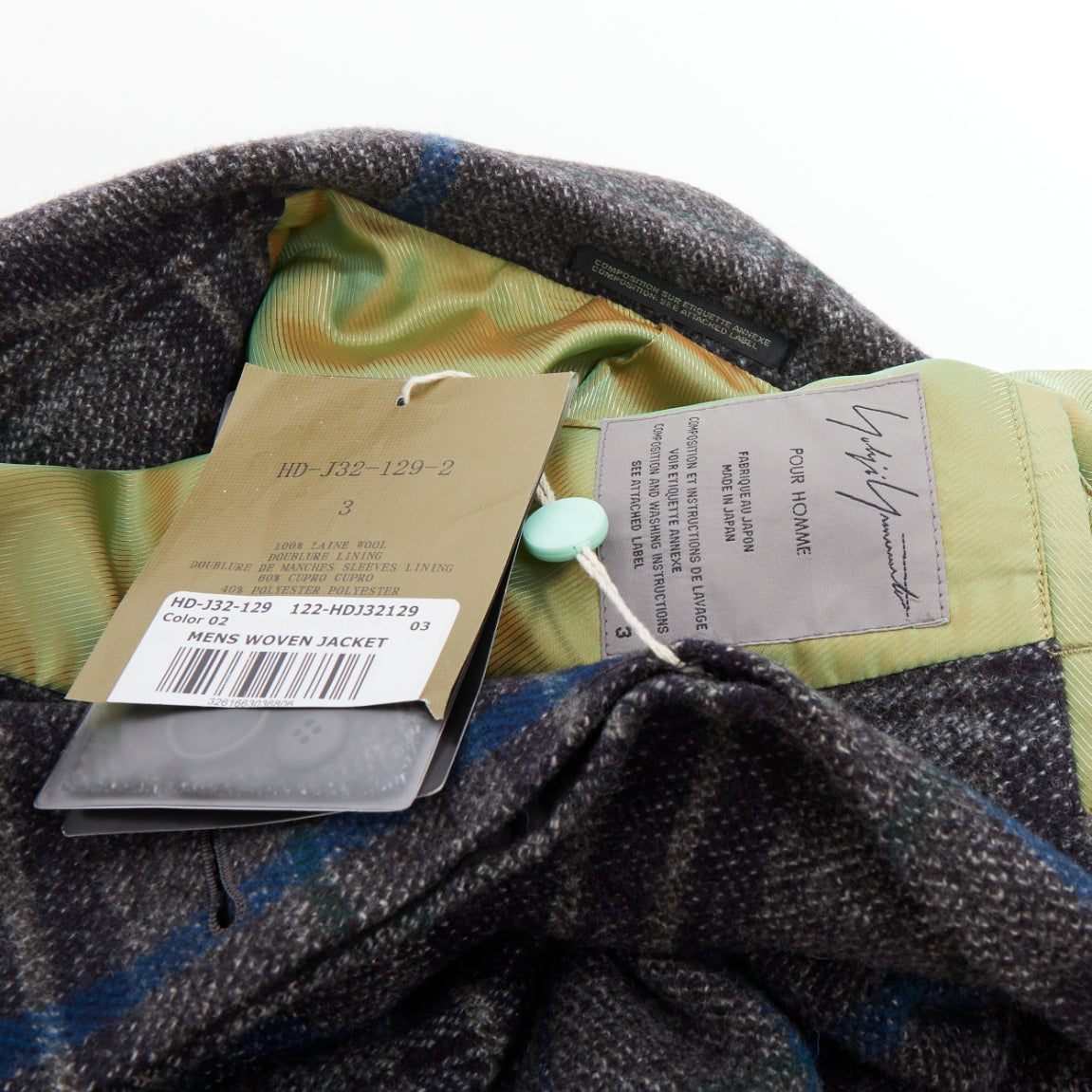 Yohji Yamamoto Black Nylon Anorak Coat - Image 10