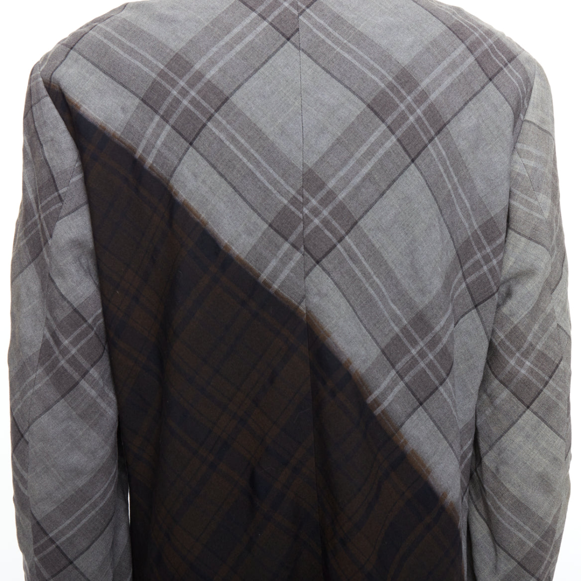 Yohji Yamamoto Gradient Check Blazer - Detail 2