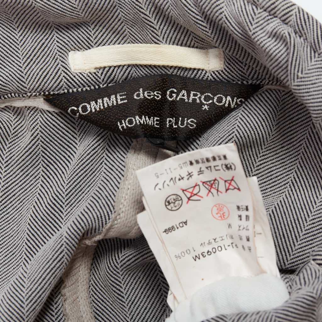 Comme Des Garcons Grey Crinkle Blazer - Image 11