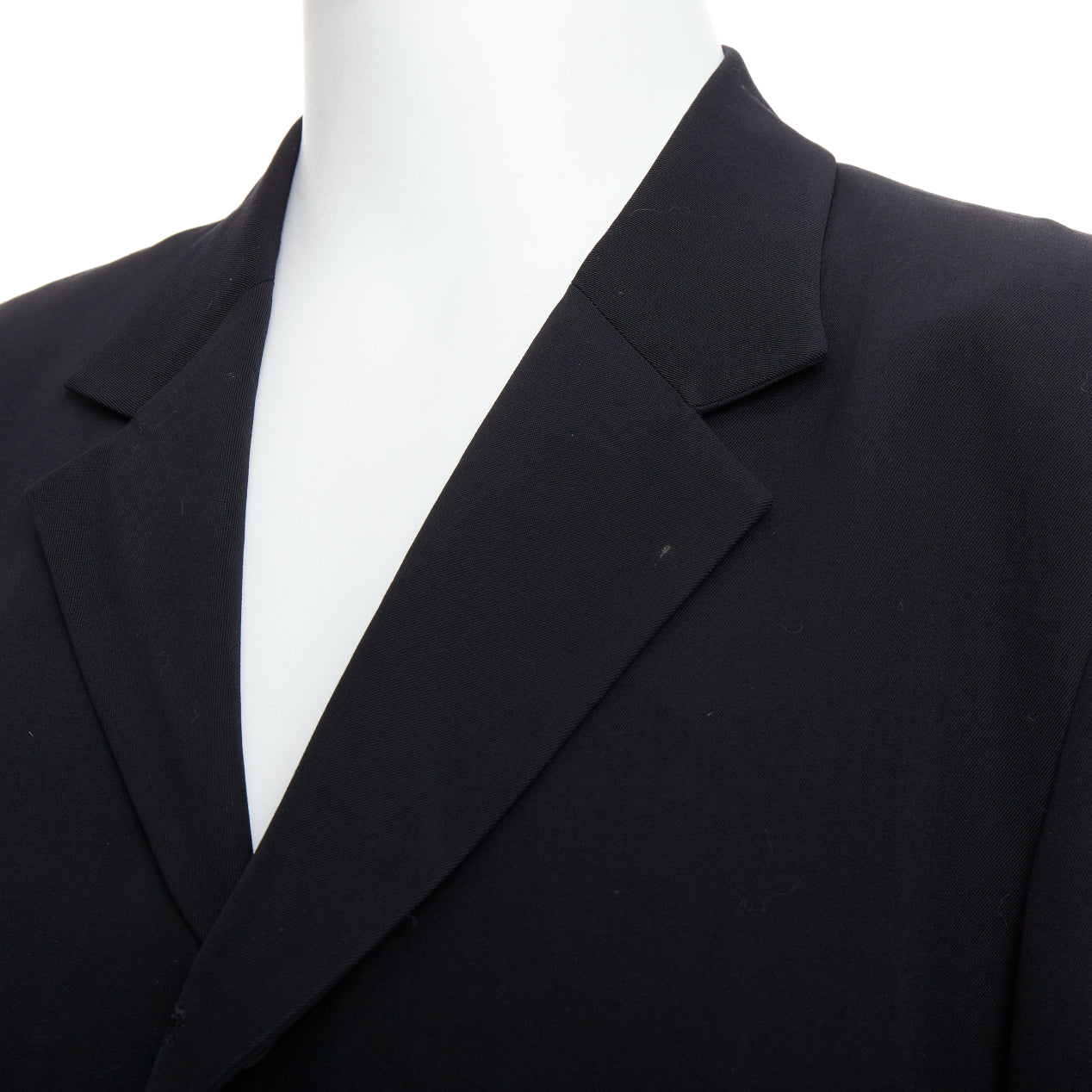 Yohji Yamamoto Black Oversized Blazer - Detail 2