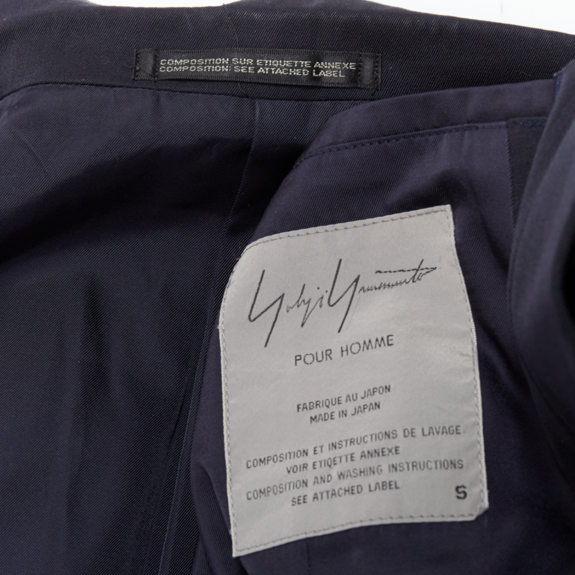 Yohji Yamamoto Black Deconstructed Blazer - Image 11