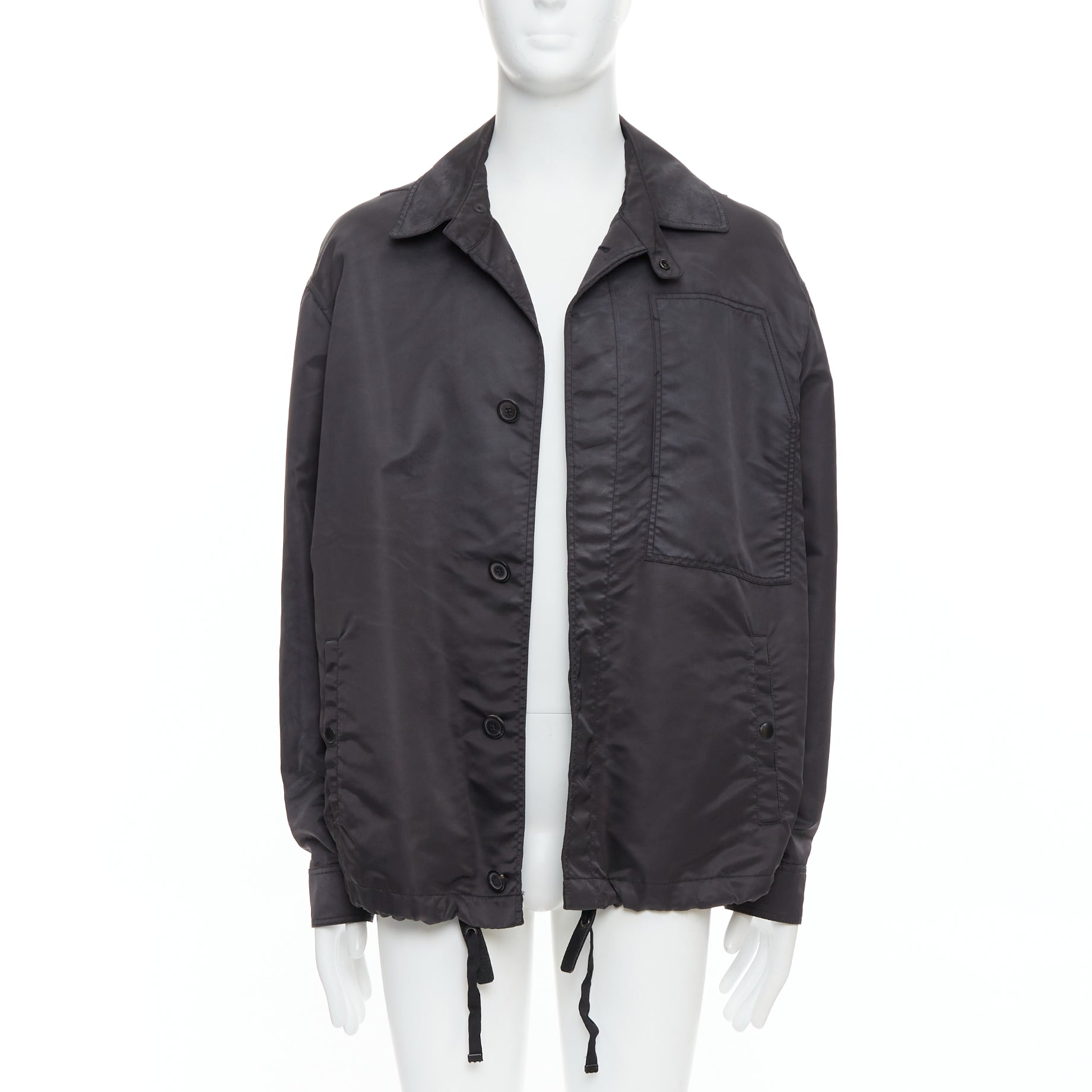 Lanvin Blue Cropped Moto Jacket