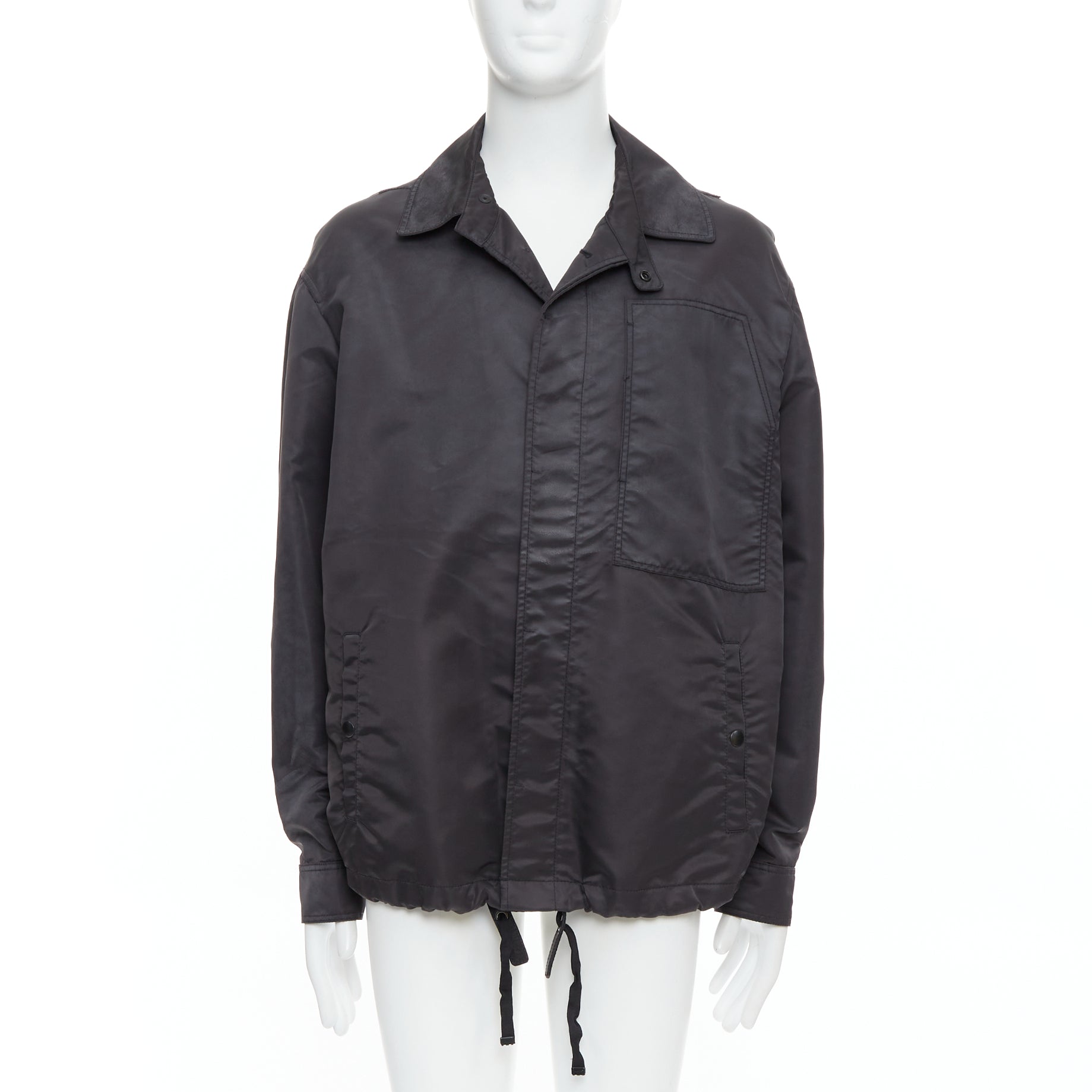 Lanvin Blue Cropped Moto Jacket - Image 6