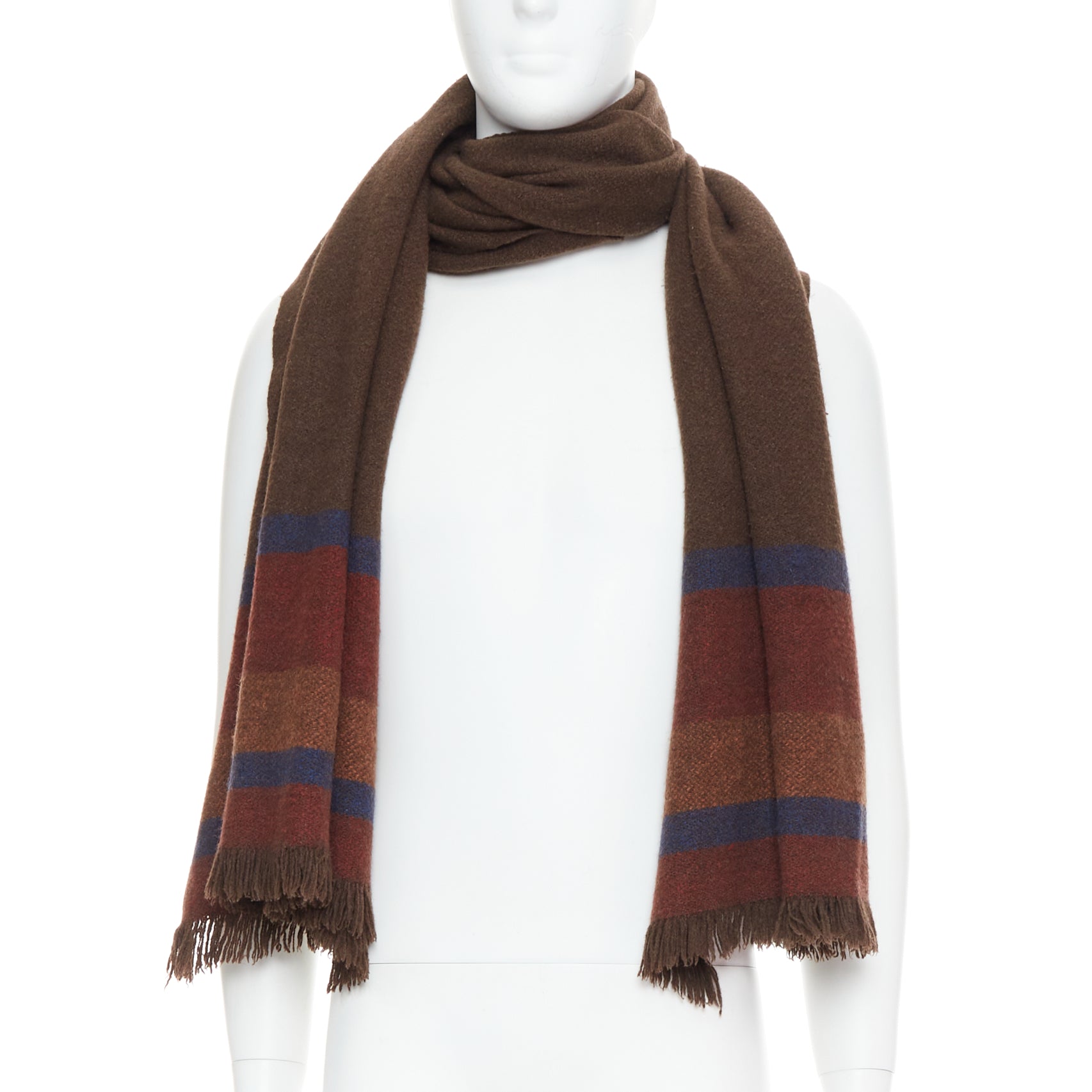 Lemaire Yak Stripe Scarf