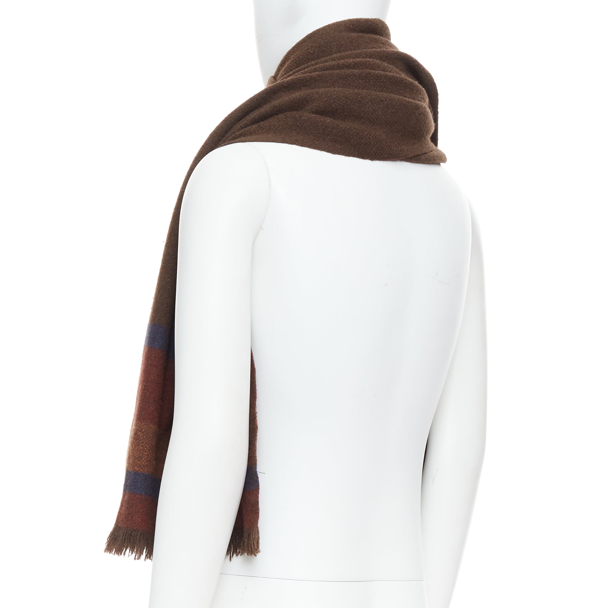 Lemaire Yak Stripe Scarf - Detail 1