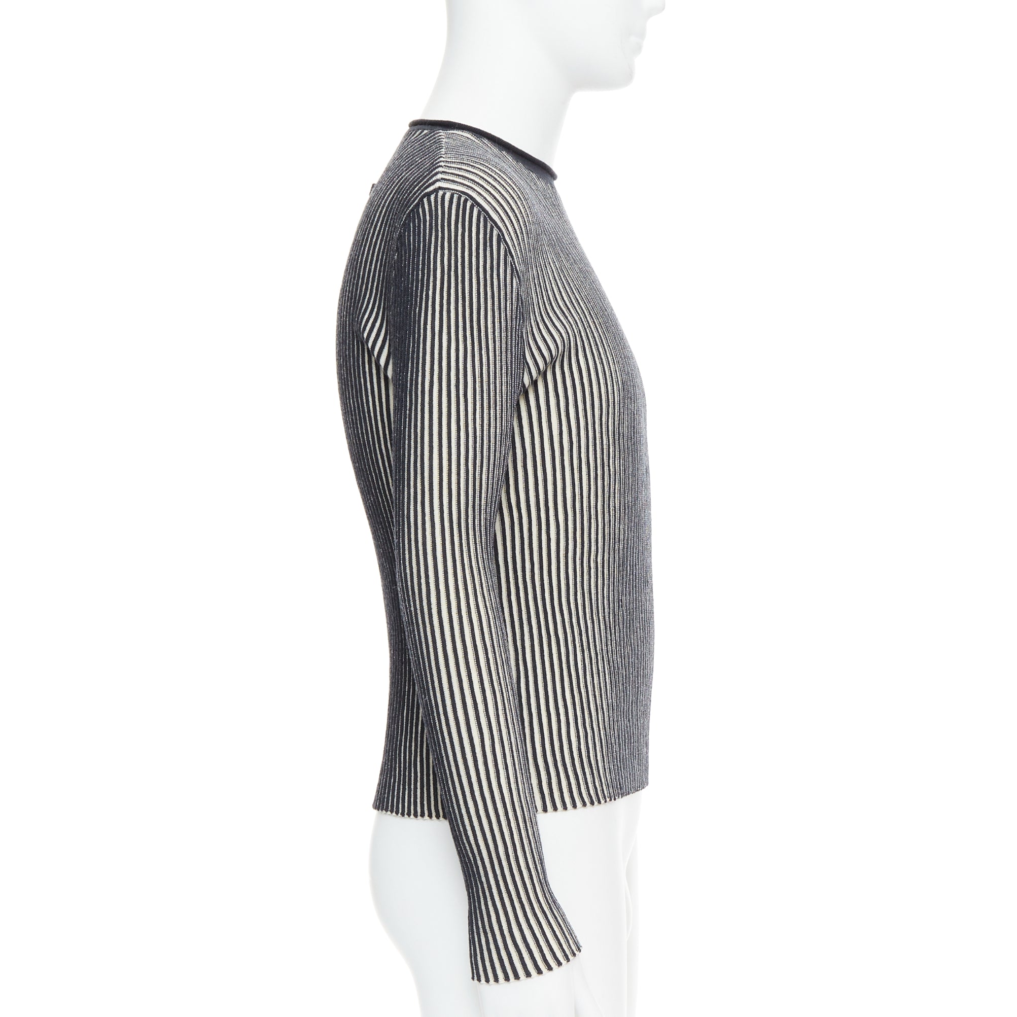 Jean Paul Gaultier Ribbed Wool Top - 4