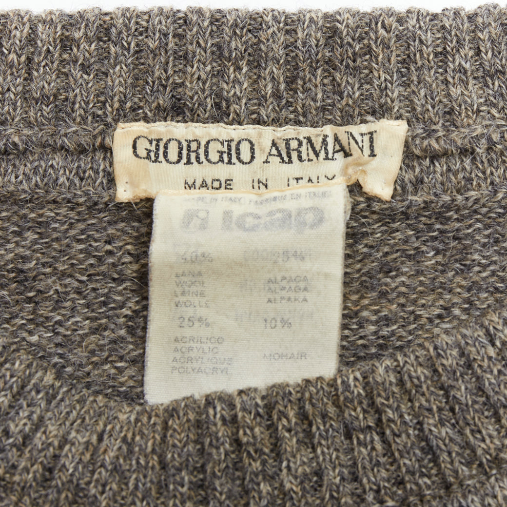 Giorgio Armani Applique Crew Sweater - Image 10