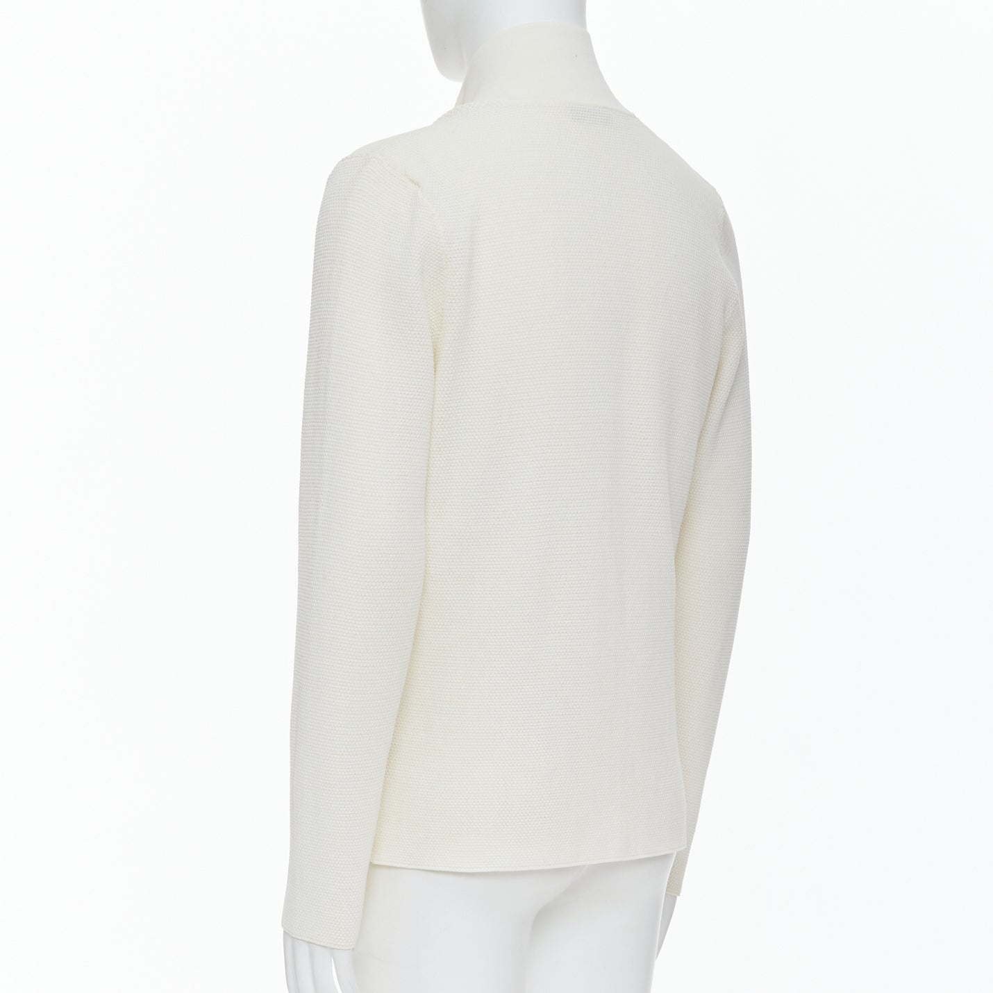 Lanvin Cream Skinny Lapel Blazer - Detail 1