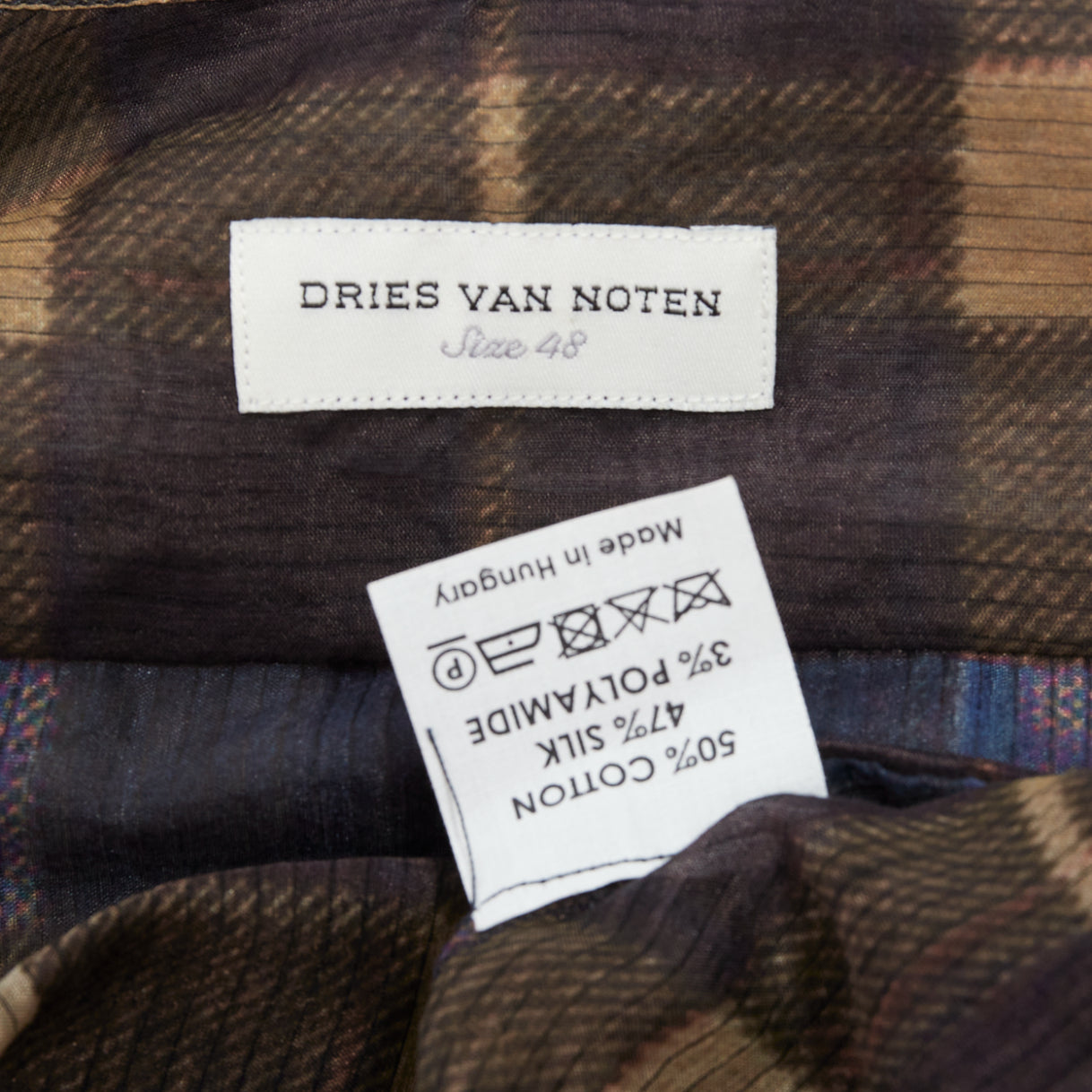 Dries Van Noten Sheer Checked Shirt - Image 10